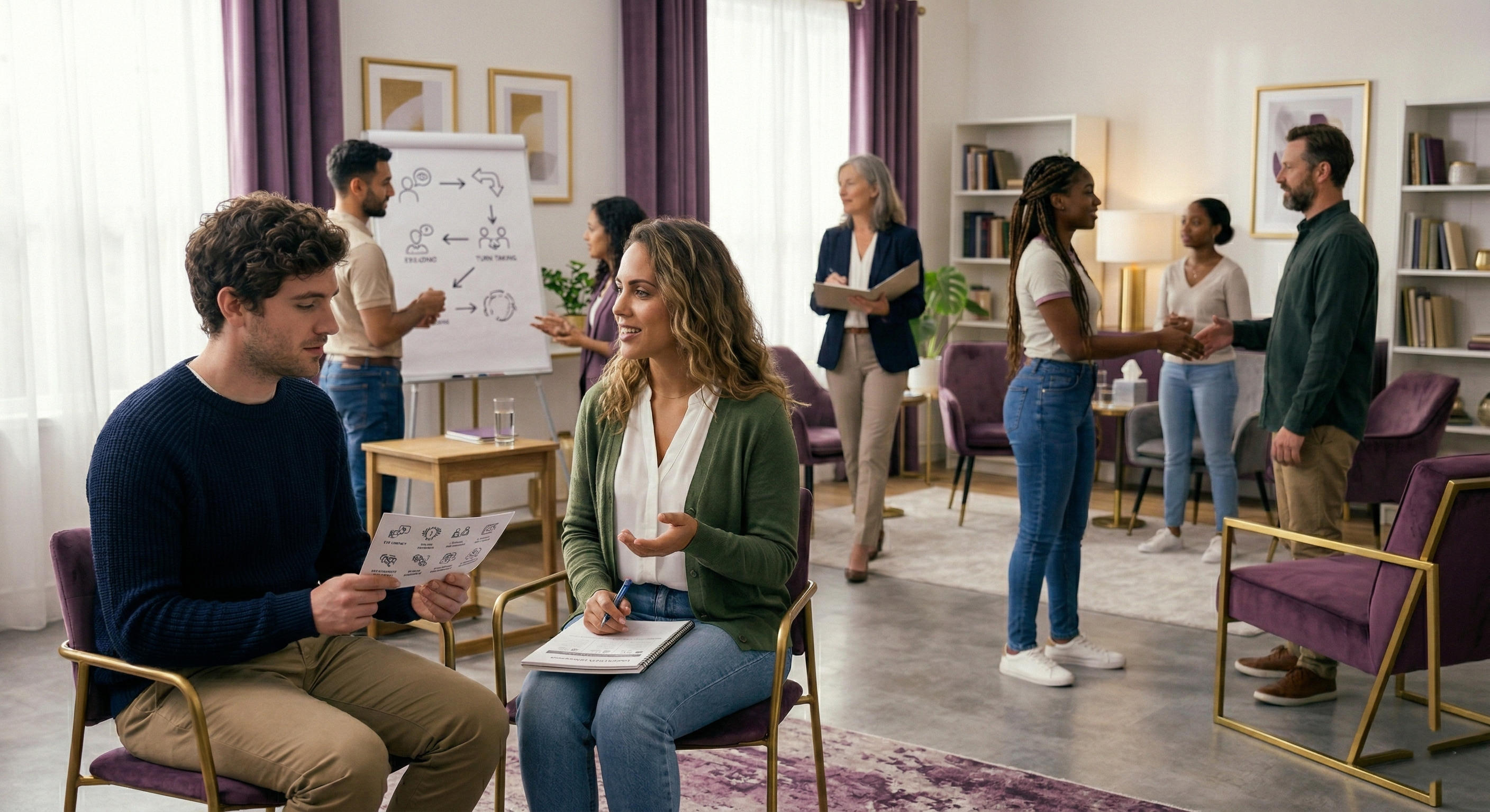 Social Skills Group Therapy: Adults with ASD